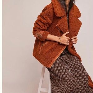 Anthropologie Marrakech Sherpa Jacket Sz M
